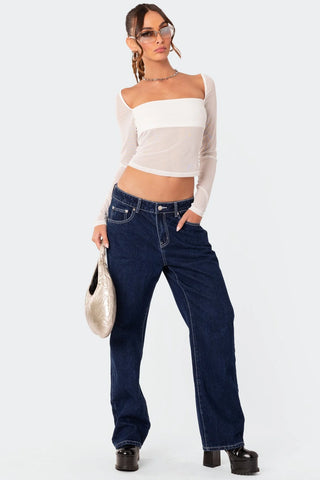 Ethereal Mesh Overlay Top Ethereal Mesh Overlay Top