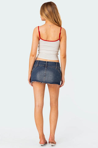 Micro Denim Skort Micro Denim Skort