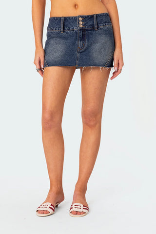 Micro Denim Skort Micro Denim Skort