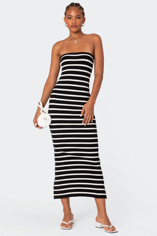 Breezy Back Slit Maxi Dress Breezy Back Slit Maxi Dress