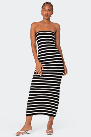 Breezy Back Slit Maxi Dress Breezy Back Slit Maxi Dress