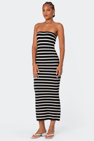Breezy Back Slit Maxi Dress Breezy Back Slit Maxi Dress