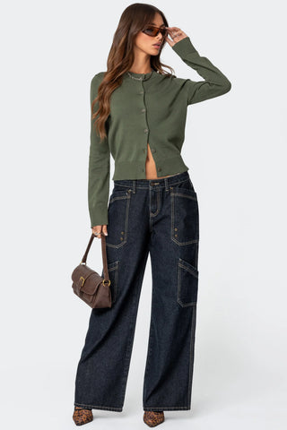 Classic Button-Front Cardigan Classic Button-Front Cardigan