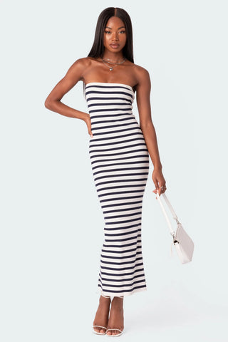 Breezy Back Slit Maxi Dress Breezy Back Slit Maxi Dress