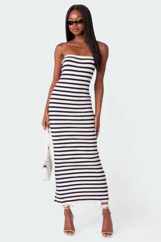 Breezy Back Slit Maxi Dress Breezy Back Slit Maxi Dress