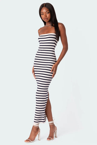 Breezy Back Slit Maxi Dress Breezy Back Slit Maxi Dress