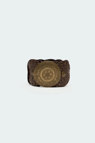 Western Style Disc Belt - Faux Leather Western Style Disc Belt - Faux Leather