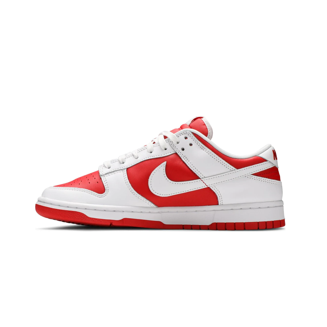 Nike dunk red deals white