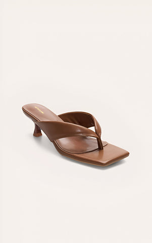 Toffee Touch Square Mules Toffee Touch Square Mules