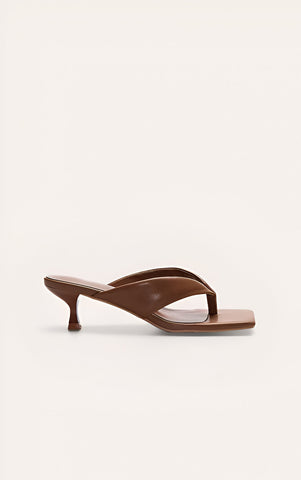 Toffee Touch Square Mules Toffee Touch Square Mules