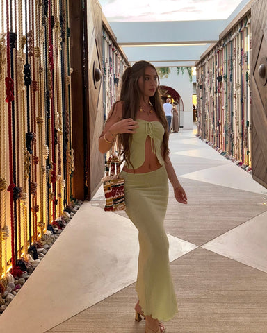 Milan Tube Top-Split Front Milan Tube Top-Split Front