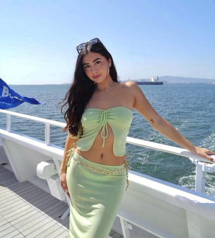 Milan Tube Top-Split Front Milan Tube Top-Split Front