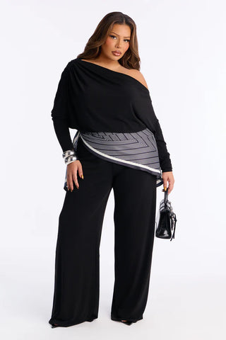 Define Me 3 Piece Scarf Pant Set