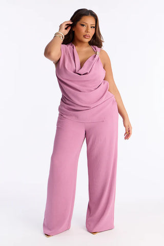 Danielle Off Shoulder Pant Set