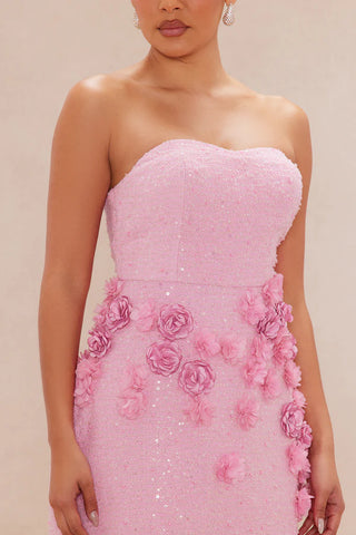 Adabelle Floral Applique Mini Dress