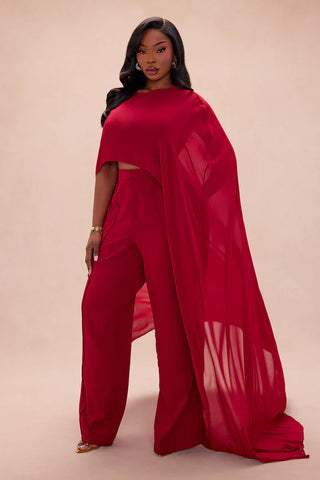 Forever Yours Chiffon Pant Set