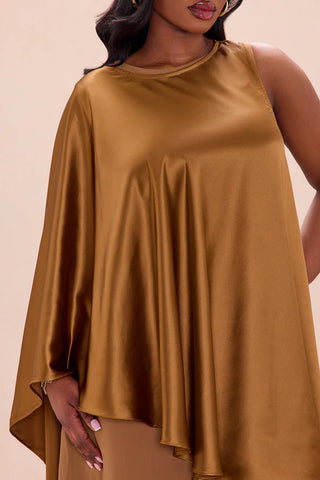 Cosmia Satin Maxi Dress