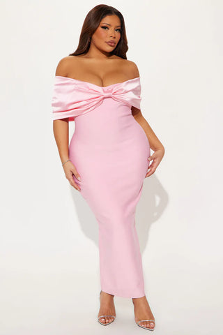Pretty Privilege Bandage Midi Dress