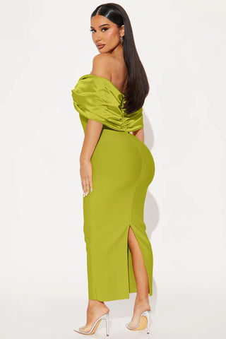 Pretty Privilege Bandage Midi Dress