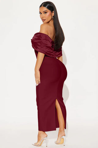Pretty Privilege Bandage Midi Dress