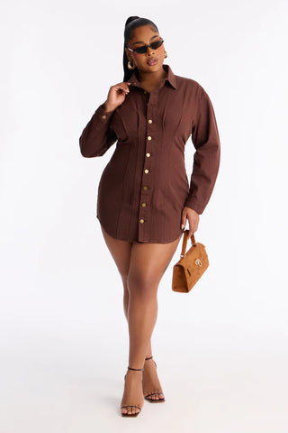 Alessandra Denim Mini Dress