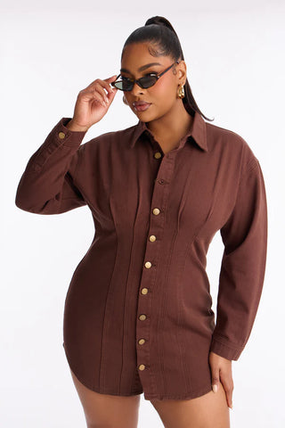 Alessandra Denim Mini Dress