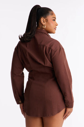 Alessandra Denim Mini Dress