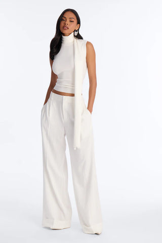 Valentina Set In Scarf Sweater Top