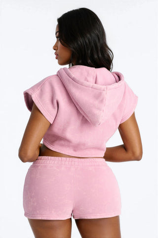 On The Edge Fleece Short Set