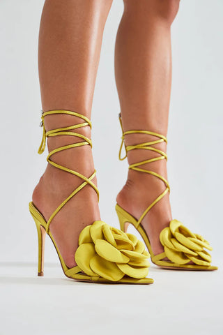 Love Is Blooming Heeled Sandals ( add blue )