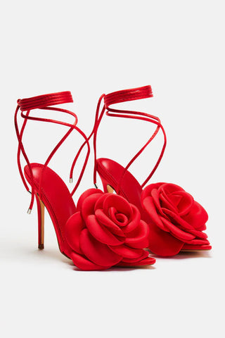 Love Is Blooming Heeled Sandals ( add blue )