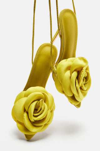 Love Is Blooming Heeled Sandals ( add blue )