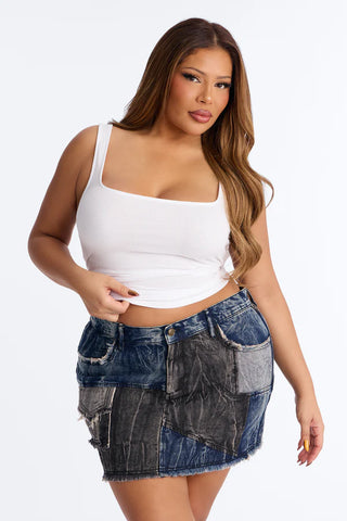 Madison Basic Square Neck Tank Top
