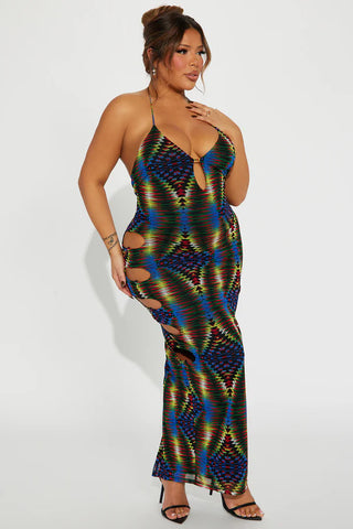 Madalynn Mesh Maxi Dress