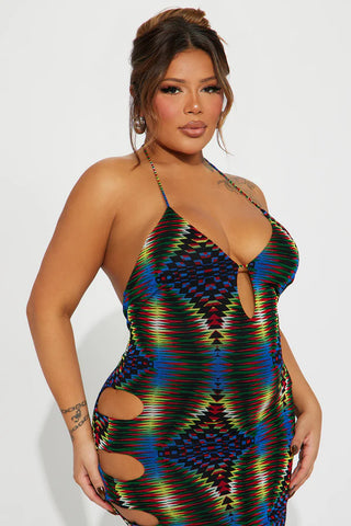 Madalynn Mesh Maxi Dress