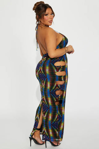Madalynn Mesh Maxi Dress