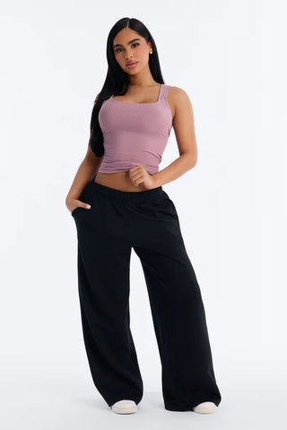 Madison Basic Square Neck Tank Top