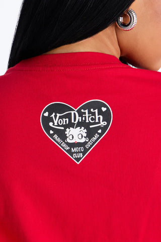 Von Dutch x Betty Boop Cherry Pop Baby Tee