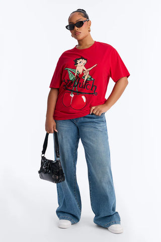 Von Dutch x Betty Boop Cherry Pop Baby Tee