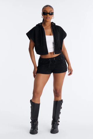 On The Edge Fleece Short Set