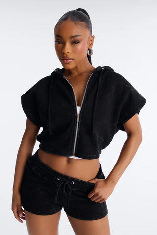 On The Edge Fleece Short Set