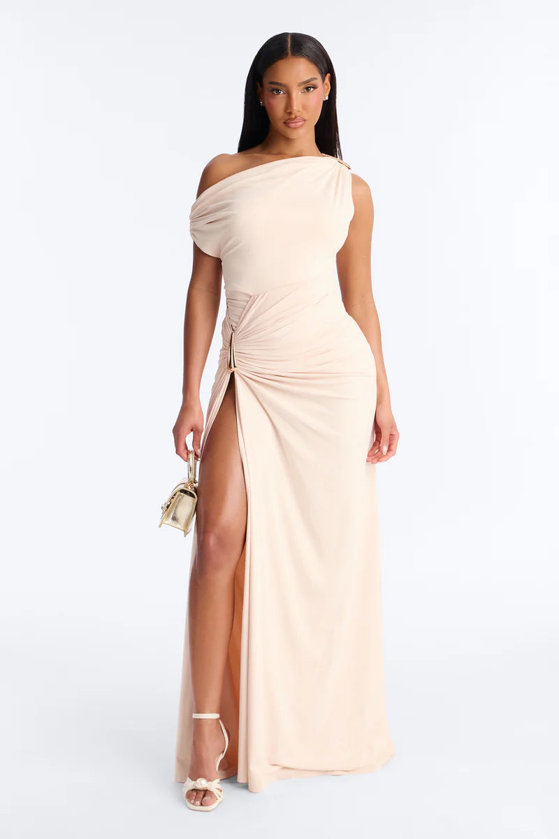 Stella Ruched Maxi Dress