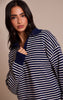 Petite Striped Collar Knitted Jumper