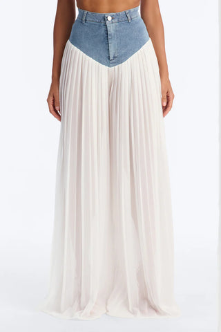 Dania Pleated High Waisted Wide Leg Pant