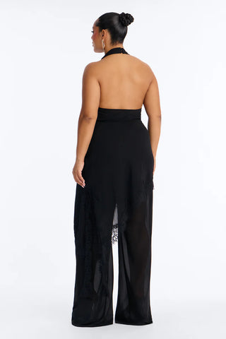 Gia Asymmetrical Lace Jumpsuit