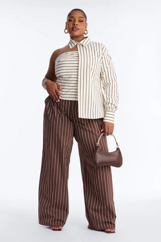 Martini Hour Striped 2 Piece Poplin Shirt