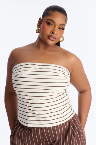 Martini Hour Striped 2 Piece Poplin Shirt