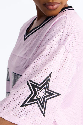 87 Pretty Play Camo Short Sleeve Jersey - Pink