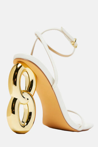 Meet Me In Manhattan Heels - Gold