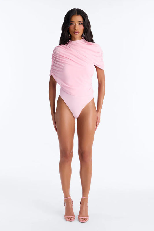 Everyday Confidence Draped Chiffon Bodysuit